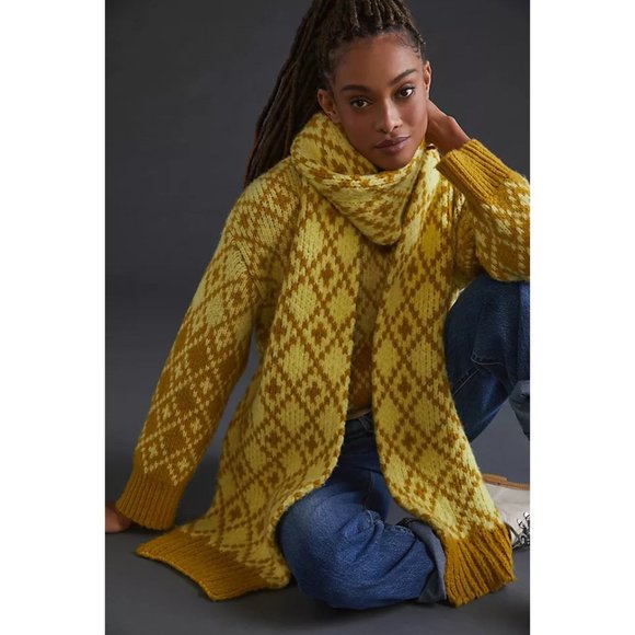 ANTHROPOLOGIE | Maeve | Chunky Wool Blend Sigfried Sweater | NWT - Picture 6 of 10